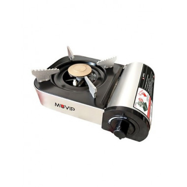 MUVIP Cocina de Gas Portatil 1 Fuego MV0576 Serie Small Uso Botella de Gas