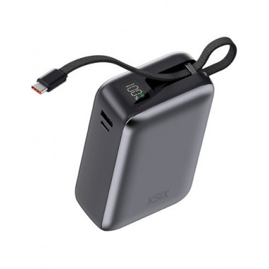KSIX Bateria Externa 30000Mah 65W 2xTipo C/1xUsb A BPB30PD65INTG