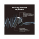 Ksix Ultimai Auriculares Inalámbricos, Autonomía 20 6 Horas, Ia Integrada, Traducción Simultánea