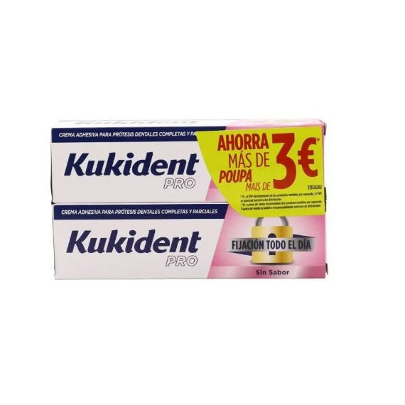 KUKIDENT Fijacion Todo el Dia Neutro 2 Tubos 47