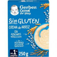 Gerber Crema de Arroz sin Gluten 250 G  NESTLE NUTRITION