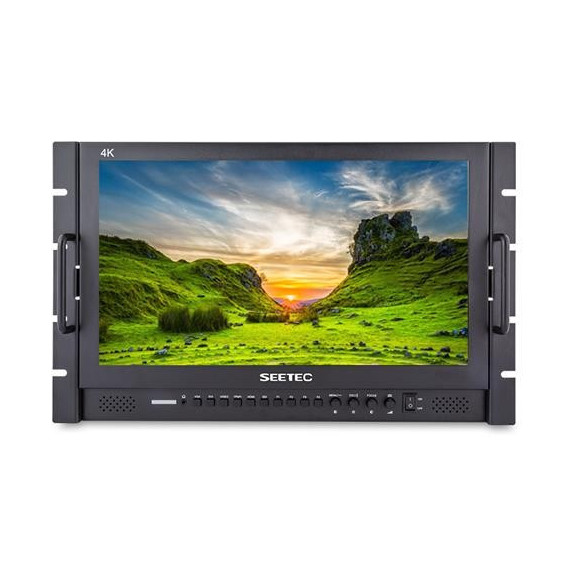 Feelword Seetec monitor de transmisión de montaje en rack P173-9HSD