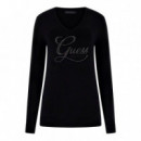 Jersey con pedrería en forma de logo