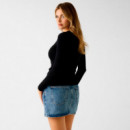 Jersey con pedrería en forma de logo