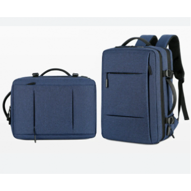 MOCHILA DE VIAJE CABINA NYLON AZUL GRAN CAPACIDAD