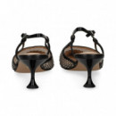 sin Talon Regilla Negro  LOLA CRUZ