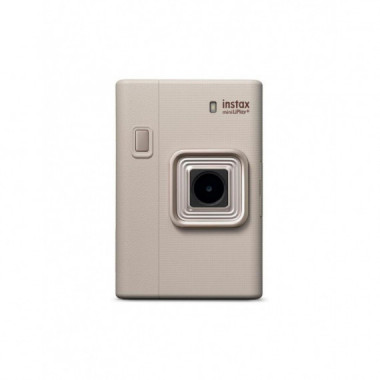 Fujifilm Instax Mini LiPlay+ C&aacute;mara H&iacute;brida Instant&aacute;nea Beige