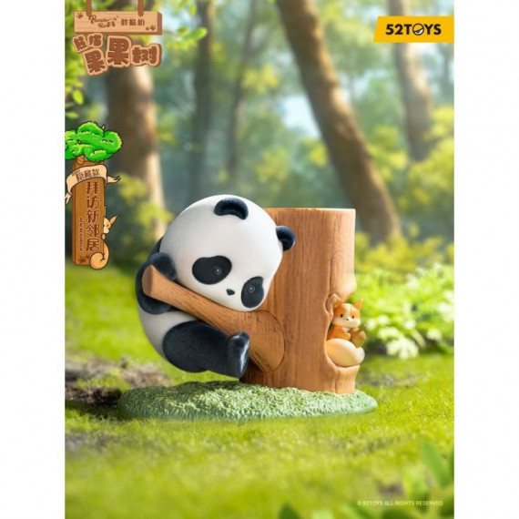 Mystery Box Figuras Panda Roll Escalando árbol de fruta
