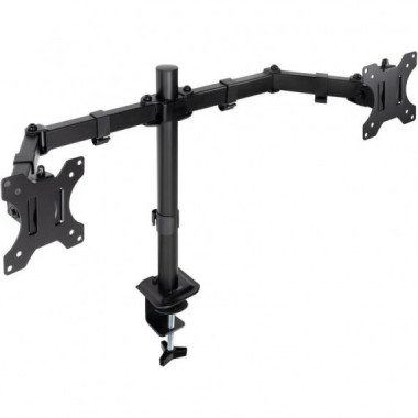 Soporte de Mesa Tv/monitor TOOQ 17-27 2 Brazos Black