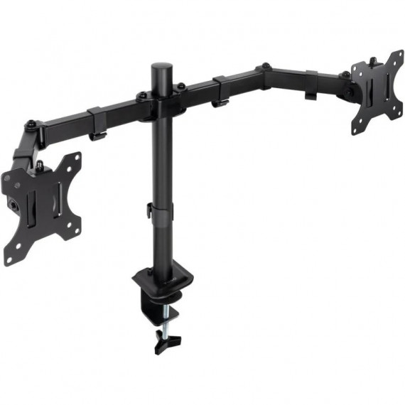 Soporte de Mesa Tv/monitor TOOQ 17-27 2 Brazos Black