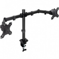 Soporte de Mesa Tv/monitor TOOQ 17-27 2 Brazos Black