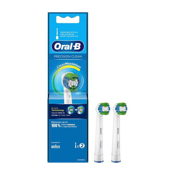 ORAL-B Pack 2 Repuesto Precision Clean  EB20RB-2