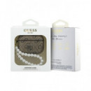 GUESS Funda Para Airpods Pro 3 Marron Con Perlas