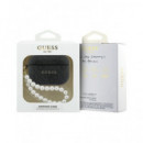GUESS Funda Para Airpods Pro 3 Negro Con Perlas