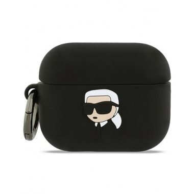 KARL LAGERFELD Funda Para Airpods Pro 3 Logo Karl Negro