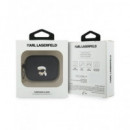 KARL LAGERFELD Funda Para Airpods Pro 3 Logo Karl Negro