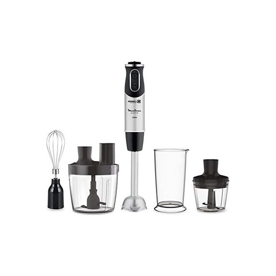 MOULINEX Batidora De Mano Infinyforce Pro 1200W Con Picadora/Varilla y Vaso DD953D10