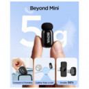 BOYA Pack 2 Microfonos Inalambricos MINI 2 Con Receptor Tipo C y Cancelacion de Ruido IA Negro