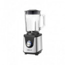 MUVIP Batidora de Vaso Cristal MV0652 1800W 1.8L Con Pica Hielo Acero Inoxidable