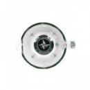 MUVIP Batidora de Vaso Cristal MV0652 1800W 1.8L Con Pica Hielo Acero Inoxidable