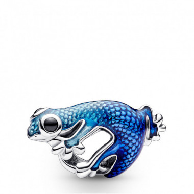 PANDORA Charm en Plata de Ley Geco Azul Metalizado 792701C01