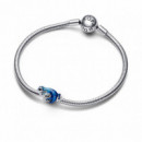 PANDORA Charm en Plata de Ley Geco Azul Metalizado 792701C01