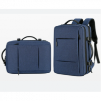 Mochila de Viaje Cabina Nylon Azul con Gran Capacidad y Puerto USB para Portátil 15.6"