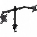 Soporte de Mesa Dual TOOQ para Monitor/tv 17-27" Negro