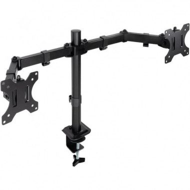 Soporte de Mesa Dual TOOQ para Monitor/TV 17-27" Negro