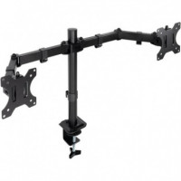 Soporte de Mesa Dual TOOQ para Monitor/tv 17-27" Negro