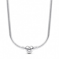 PANDORA Collar PANDORA Moments con Cierre de Corazón 393091C00