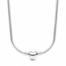 PANDORA Collar PANDORA Moments con Cierre de Corazón 393091C00
