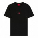 Camiseta Gradient Logo Label  HUGO BOSS