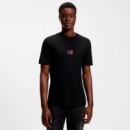 Camiseta Gradient Logo Label  HUGO BOSS