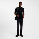 Camiseta Gradient Logo Label  HUGO BOSS