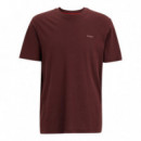Camiseta de Punto de Algodón con Logo Estampado  HUGO BOSS