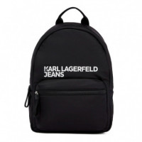 Mochila de Nailon con Logotipo  KARL LAGERFELD JEANS