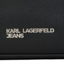 BOLSO DE HOMBRO PEQUEÑO CON EL LOGOTIPO METÁLICO