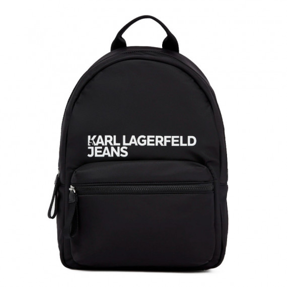 Mochila de Nailon con Logotipo  KARL LAGERFELD JEANS