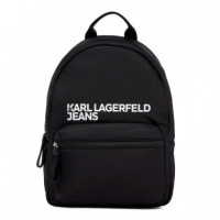 Mochila de Nailon con Logotipo  KARL LAGERFELD JEANS