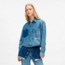 Camisa de vaquero de diseño cuadrado