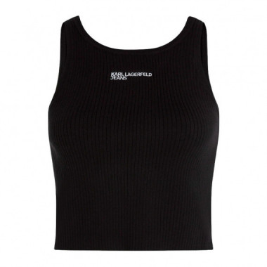 Camiseta de punto sin mangas