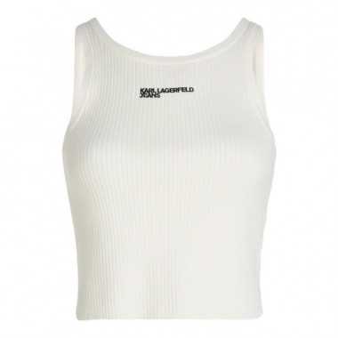 Camiseta de punto sin mangas