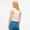 Camiseta de punto sin mangas