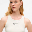 Camiseta de punto sin mangas