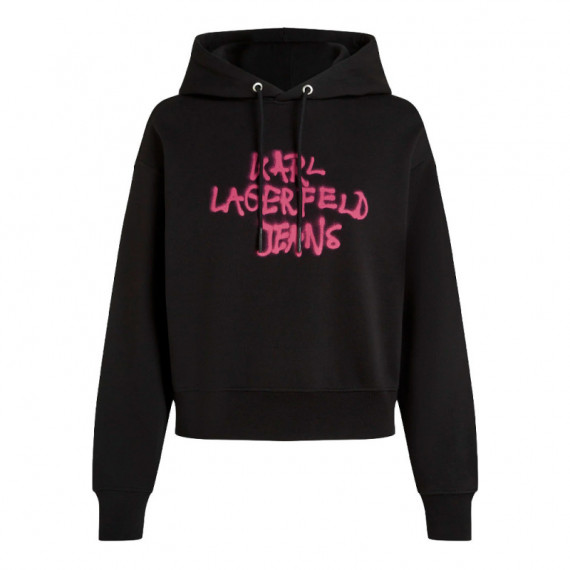 Sudadera con capucha y decorada con grafiti