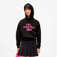 Sudadera con capucha y decorada con grafiti