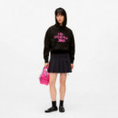 Sudadera con capucha y decorada con grafiti