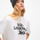 Camiseta corta con grafiti