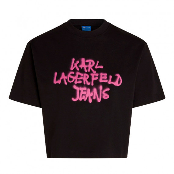 Camiseta corta con grafiti